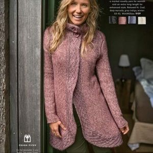 NWOT Prana Angelina Duster in Deep Marsala